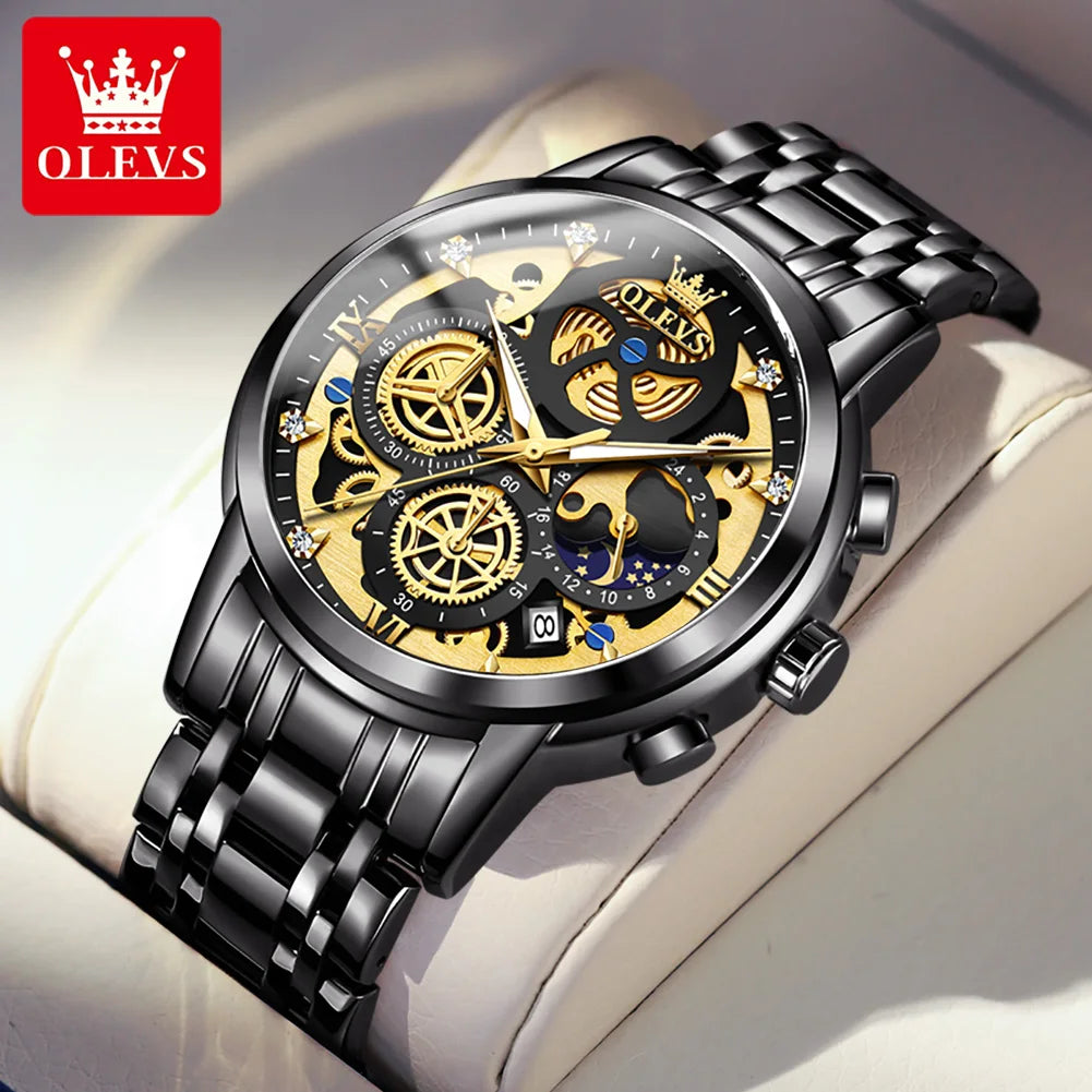 OLEVS 9947 Stainless Steel Men's Watch