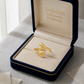 18k Gold Double Edge Heart Ring