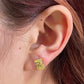 18k Real Gold Maze Earrings - Embellish Gold