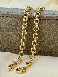 18k Gold Rolo Bracelet